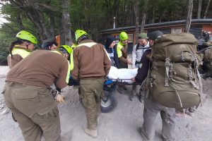 AMA Park Ranger Leads Evacuation of Injured Person in Torres del Paine 
