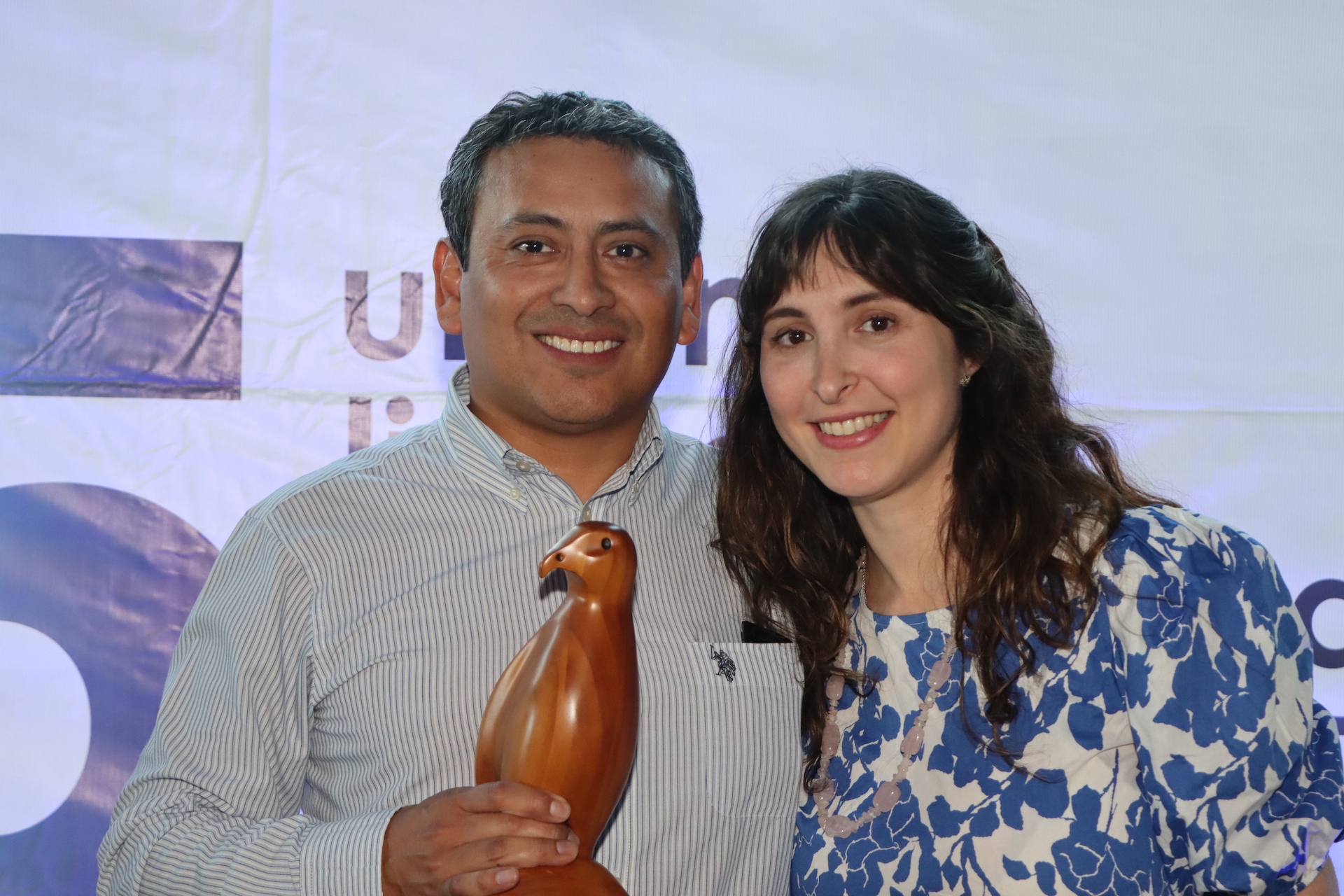 Juan López, Marketing & Sales Director of Las Torres Patagonia, and Javiera Villarino, Head of Marketing of Las Torres Patagonia.